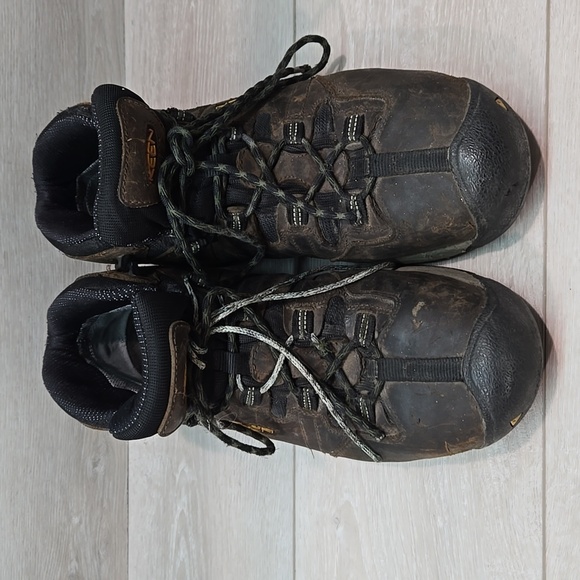 Keen Men's Utility High Top Leather Steel Toe Sneakers Boots Shoes Sz 10.5EE - Picture 3 of 12